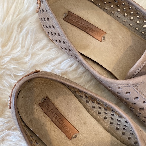 Frye Tegan Perforated Laced Low Sneakers 8 - Picture 9 of 16